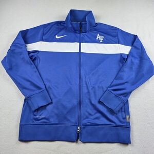 Nike Dri-Fit Track Jacket Men's Size Large Blue Air Force Falcons Full Zip